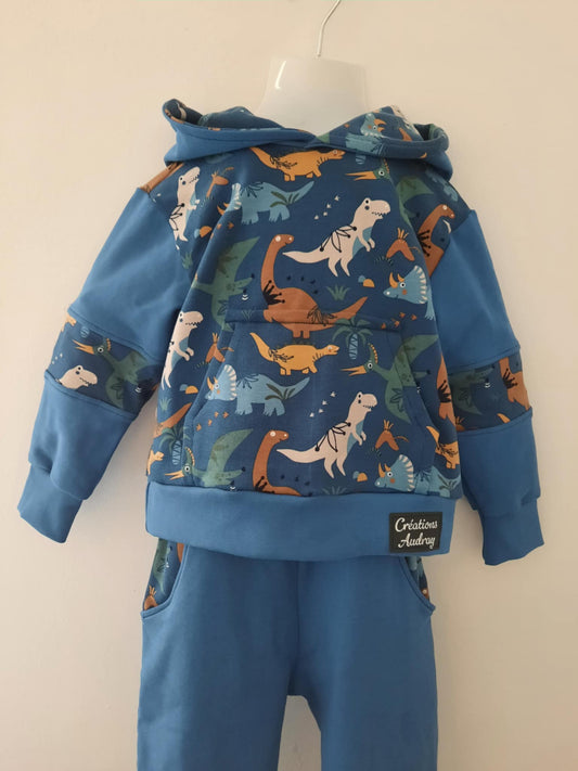 hoodies et pantalon style cargo (ensemble)