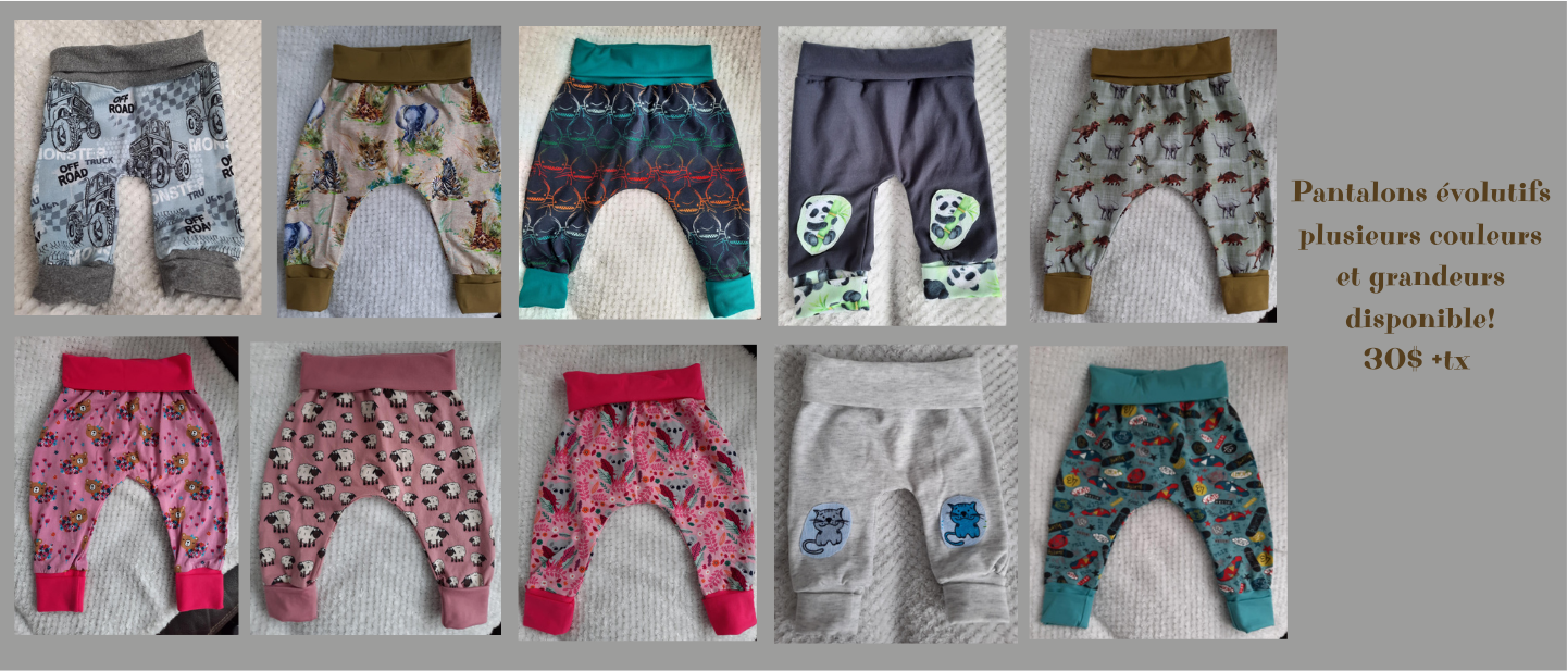 Pantalon évolutif